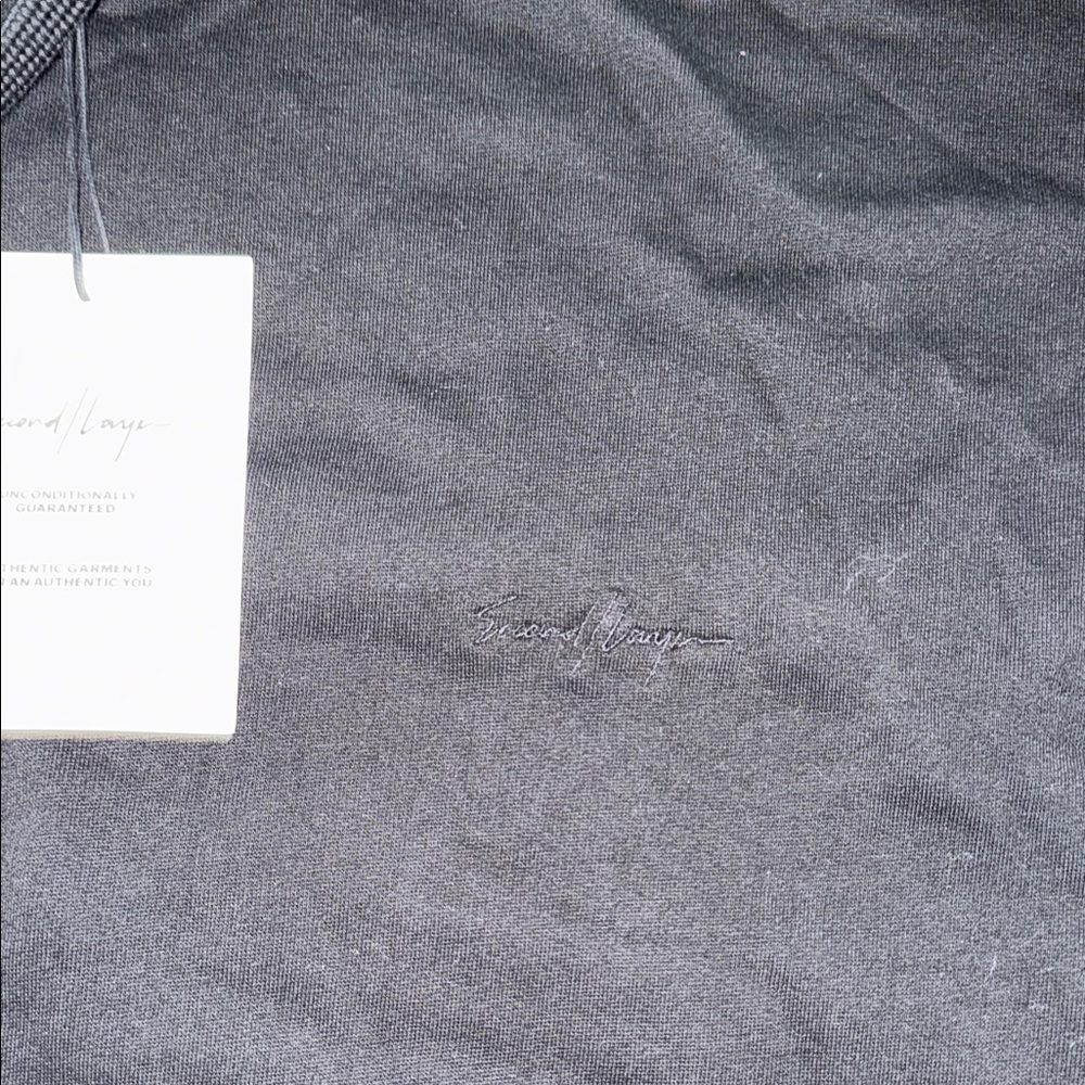 Second Layer Black Hoodie for Men - Picture 2 of 5